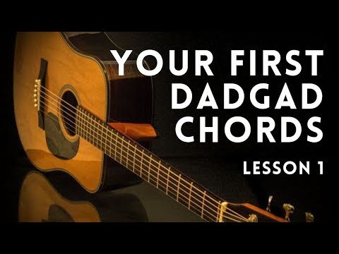 Your first DADGAD guitar chords lesson 1