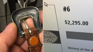 where “silver” is HIDING in the thrift stores?? (treasure hunting) $2000 bohlin sterling belts