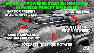 DIY Solar Powered Articulating StarLink on Harbor Freight Apache Rifle | Odin Hardware, Pulse Tech