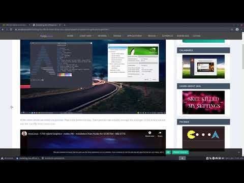 ArcoLinux : 1795 - GeForce GTX970 - driver from Nvidia.com - how to