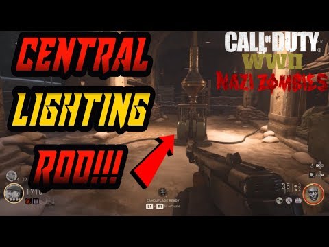 Call of Duty WW2 Zombies: Defend The Central Lightning Rod (BEST GUIDE)