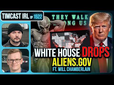 Timcast House White House Drops ALIENS.GOV, Saying THEY WALK AMONG US | Timcast IRL ...