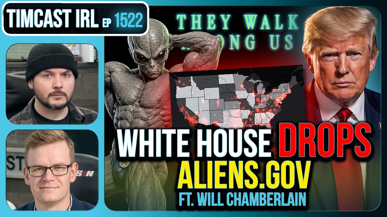 White House Drops ALIENS.GOV, Saying THEY WALK AMONG US | Timcast IRL