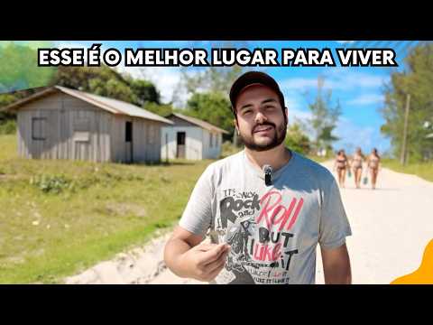 Como é a VIDA EM UMA PRAIA (quase) ISOLADA, com poucos moradores no LITORAL DO BRASIL