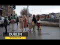 Dublin Ireland 4K Walk In The Rain Travel Ireland