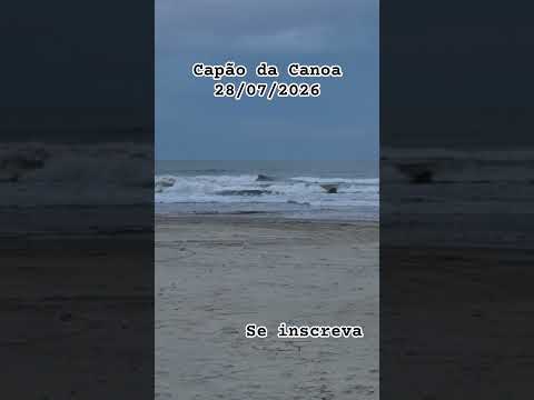 Final de tarde nublada em Capão Novo, Capão da Canoa RS #litoral #praia #asmr #beach #curtindoapraia