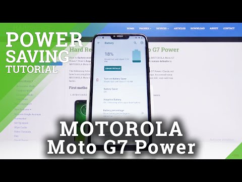 How to Enter Power Saving Mode in MOTOROLA Moto G7 Power – Save Battery
