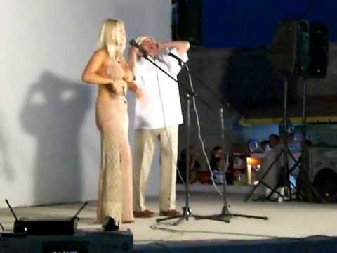 Maestrul Jean Constantin si actrita Oltiţa Chirilă la Saturn - partea I - iulie 2007