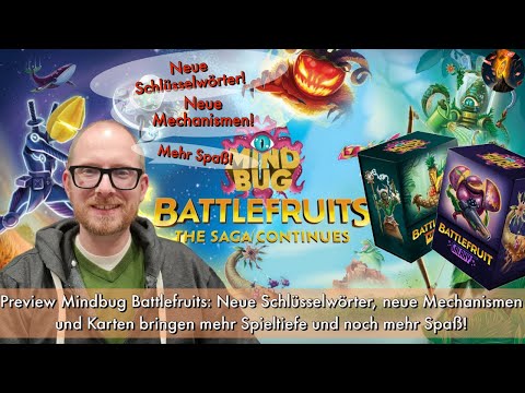 Mindbug Battlefruits: Neue Schlüsselwörter, Mechanismen & Karten für mehr Spieltiefe & mehr Spaß!
