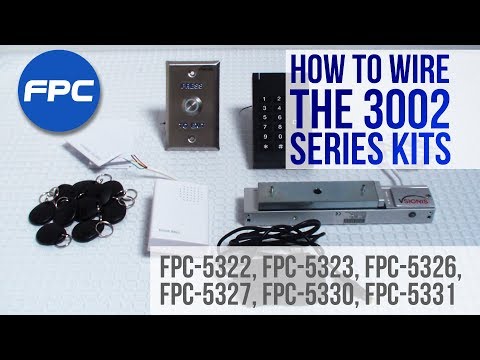 Maglocks 3002 Series Kits  - Learn How To Wire and Setup the  FPC Security
