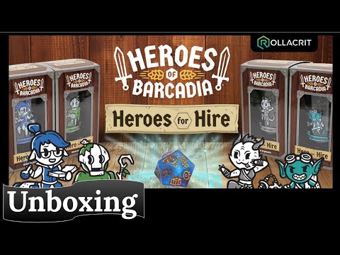 Heroes of Barcadia: Heroes for Hire - Unboxing