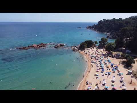 Spain, Blanes, Santa Cristina Beach - DJI Mavic Mini