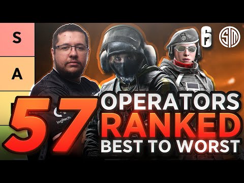 The Complete R6 Tier List: ALL 57 OPS Ranked Best to Worst! | TSM Rainbow Six Siege