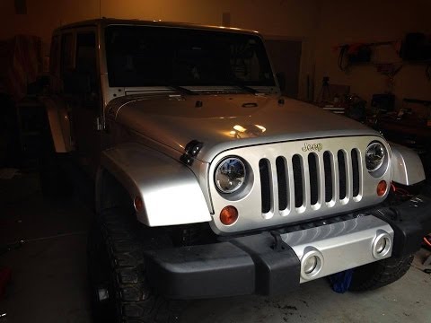 Jeep JK Rugged Ridge  Hood Latch Install
