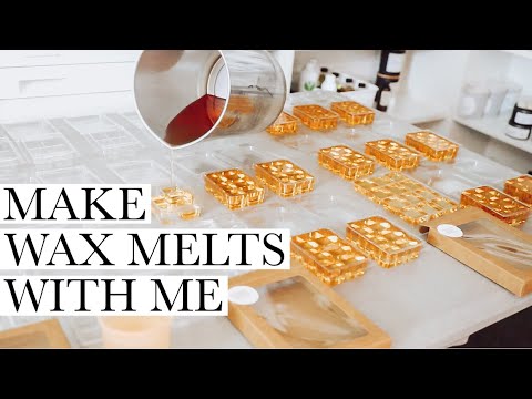 MAKE WAX MELTS WITH ME PODCAST | Step by Step Explanation Of The Wax Melt Making Process