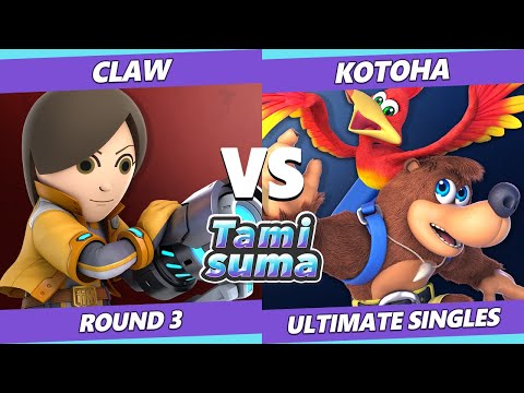 TAMISUMA 166 SSBU - CLAW (Mii Gunner) Vs. Kotoha (Banjo) Smash Ultimate Round 3