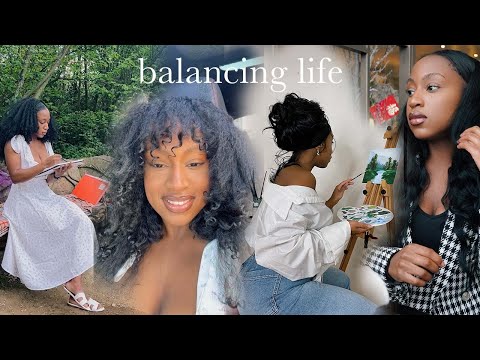 tips for finding balance in life: working 9-5, gym, creative work, relationships | "that girl"