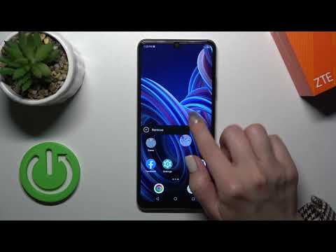 How to Create Home Screen Folders on ZTE Blade A72s? Let's Group Apps on the Home Display of ZTE!