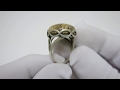 Відео огляд Срібна каблучка 328кю