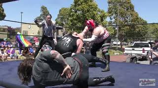 Download lagu Triple Threat Wrestlling: Llama Kruger vs Fabuloso Fabricio vs Officer Downe Full Queer Pride or Die mp3