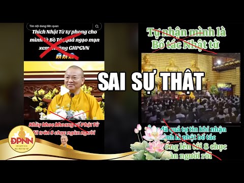 Đằng sau các video cắt xén về Thầy Nhật Từ là gì?