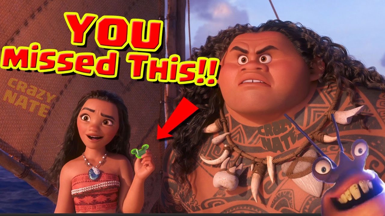 Disney's Moana Easter Eggs Everything You Missed. (proof)
