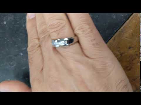 1 Ct. 5 Stone Channel Set Men's Wedding Ring - TwoBirch TB-GR-0004-WG-L