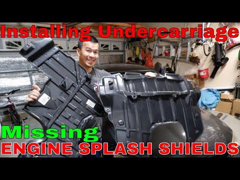 How to Install Lexus IS300 Engine Splash Covers | Altezza Undercarriage Splash Guards
