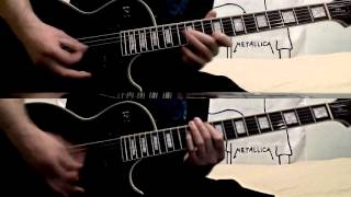 Megadeth - The Threat Is Real (Full Guitar Cover w/all 4 solos!)