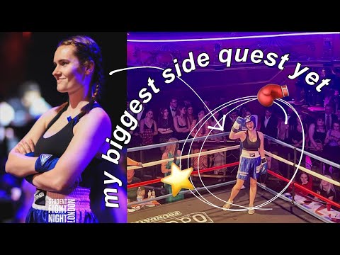 my boxer era 🥊 london student fight night vlog