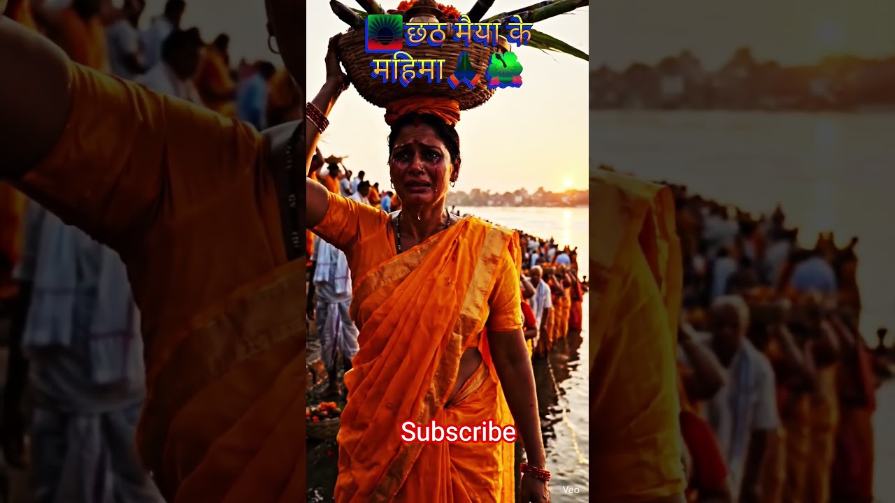 🌅छठ मैया की महिमा 🙏🌺 #sorts #hindugod #chathpuja #Sortfeed #trending #bhojpurisong