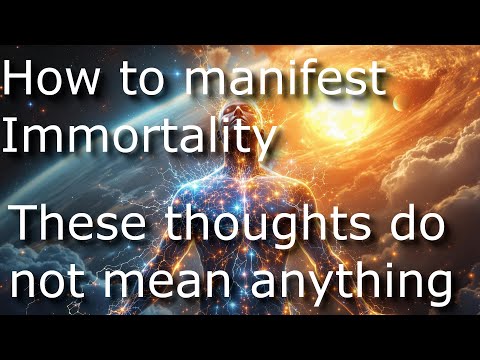 How to manifest Immortality. S4.E69. Workbook Lesson 4. These thoughts do not mean anything.