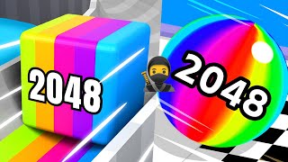 Ball Run 2048 & Jelly Run 2048 - Merge Number Double Cubes & Balls Gameplay Ep 2
