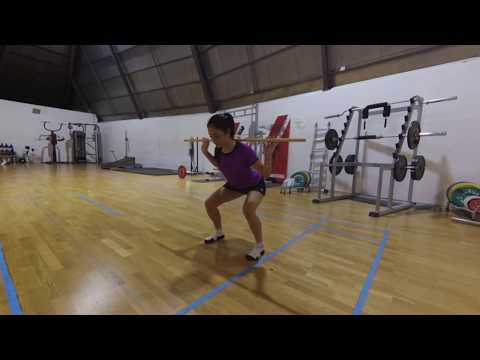 Preparazione Atletica: Martina Corsini - Squat Bipodalico