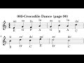 005-Crocodile Dance (page 90) music sheet