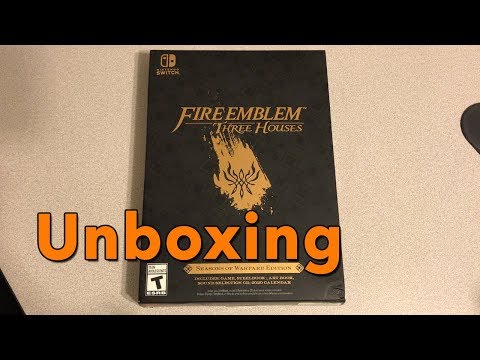 Fire Emblem Three Houses Seasons of Warfare Edition Unboxing