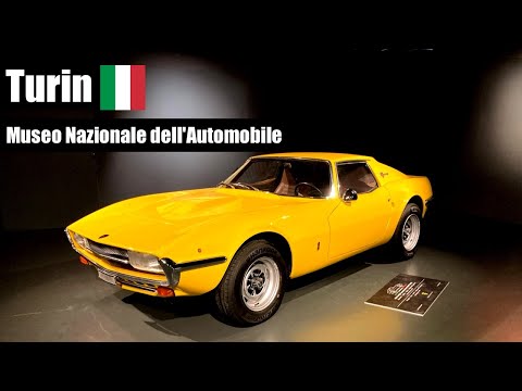 We visit the NATIONAL MOTOR MUSEUM in TURIN, Italy