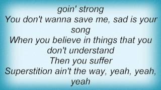 Ben Harper - Superstition Lyrics