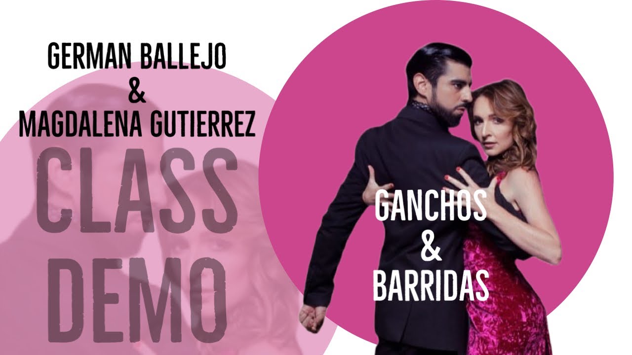 Barridas and Ganchos. Class demo by German Ballejo and Magdalena Gutierrez November 2023