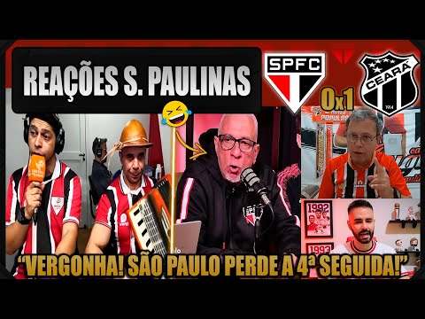 REAÇÕES dos SÃO PAULINOS - SÃO PAULO 0x1 CEARÁ - BRASILEIRÃO 2025 - VAMOS RIR DO SÃO PAULO