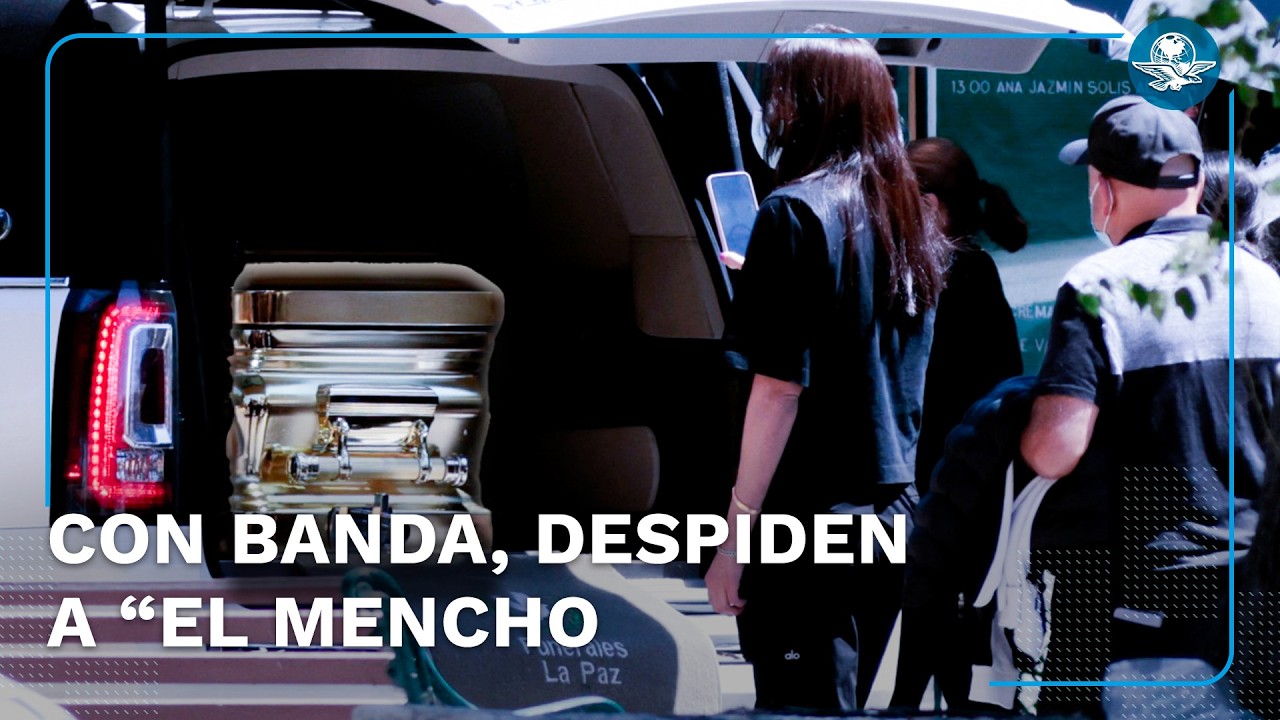 Despiden a “El Mencho” con música de banda en Zapopan