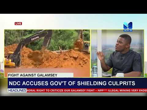 Sammy Gyamfi of the NDC Accuses NPP GOV'T of Shielding Galamsey Culprits
