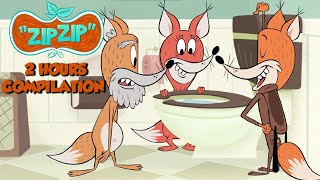 Zip Zip *A home tour for Wash&#39;s parents* 2 hours COMPILATION Season 2 - Cartoon for kids