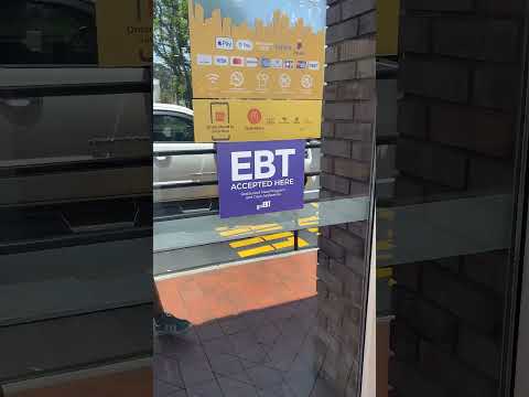 California made it legal for EBT Food Stamps recipients to use their card on Fast Food  #fyp #shorts