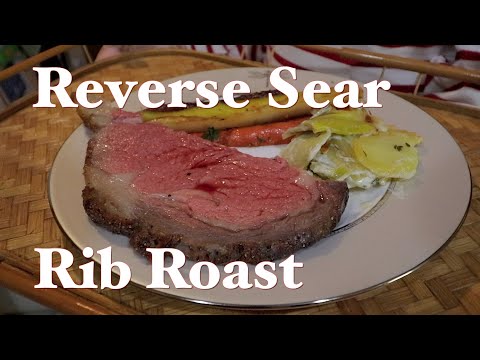 Reverse Sear Standing Rib Roast