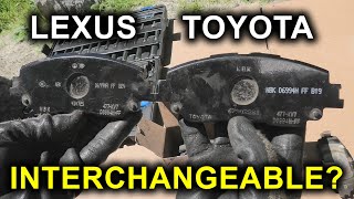 Toyota And Lexus Brake Pads. Are They Interchangeable? Toyota RAV4 And Lexus UX.