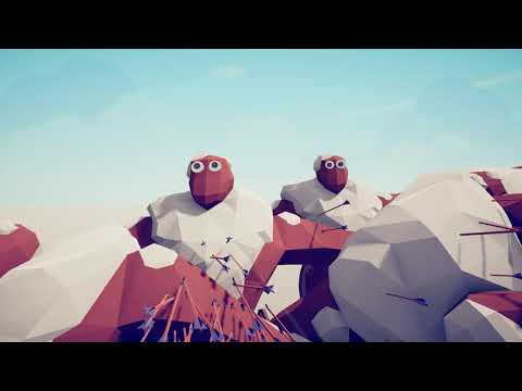 TABS | 31 Artemis units vs 29 Ice Giants make a wall of bodies