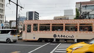 Street Trams Electric Tramway | Okayama Japan 路面電車 岡山電気軌道 #japantravel #japanese