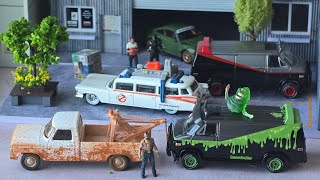 GREENLIGHT GMC GHOSTBUSTERS A-TEAM? Ford F100 Muddy version. DIECAST MODEL 1/64 SCALE.