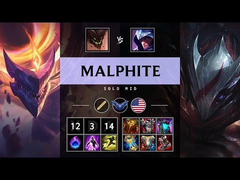 Malphite Mid vs Talon - NA Diamond Patch 25.17